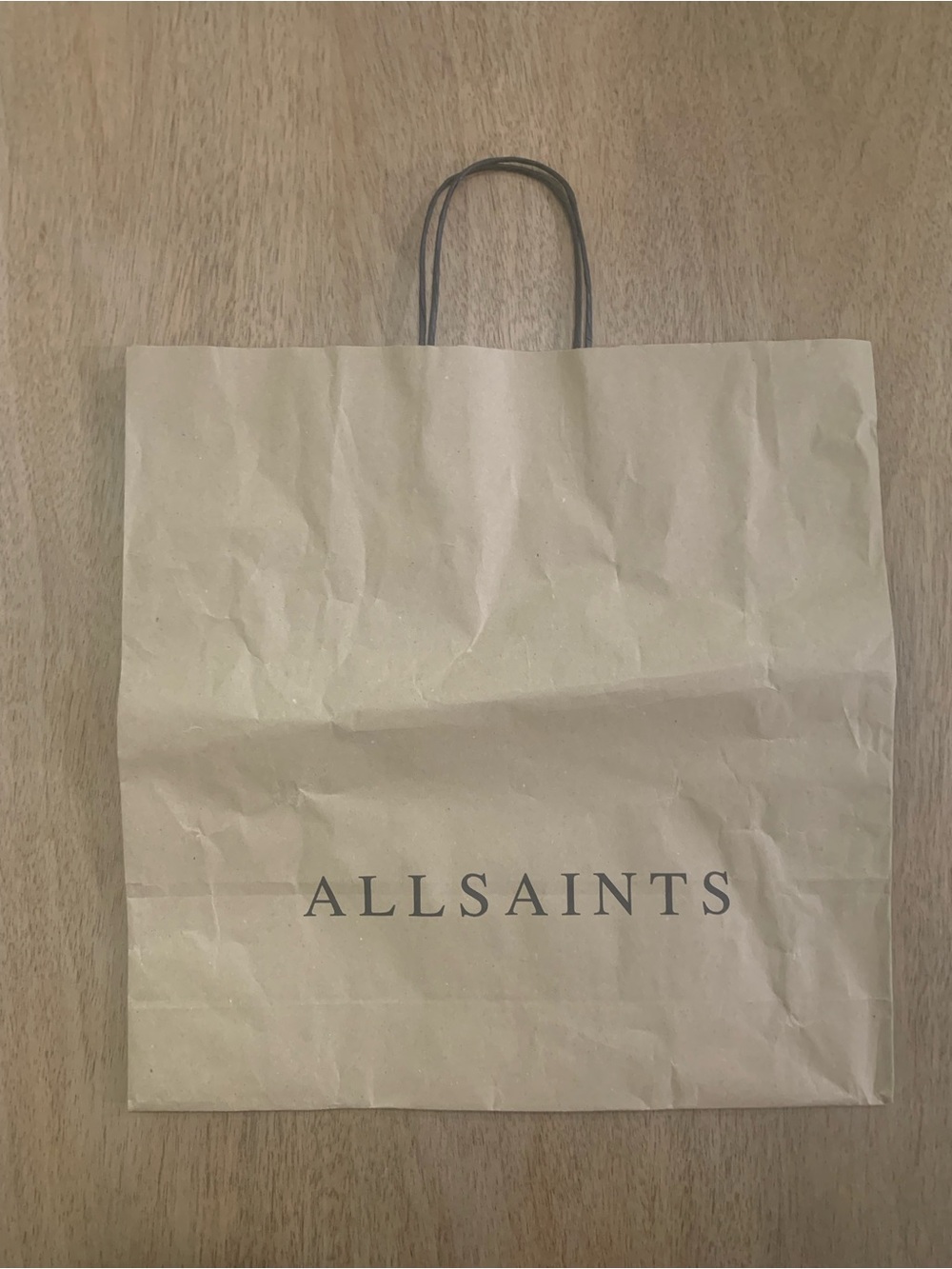 All saints medium Brown and black Paper Gift Bag